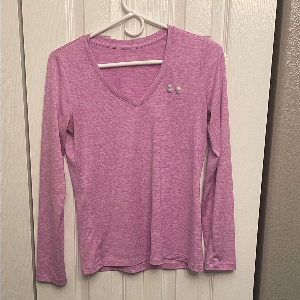 Under Armour Women's Lavender Long Sleeve Top
